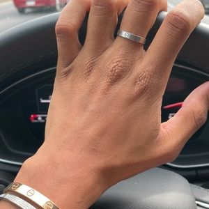 Authentic White Gold Cartier Love Ring